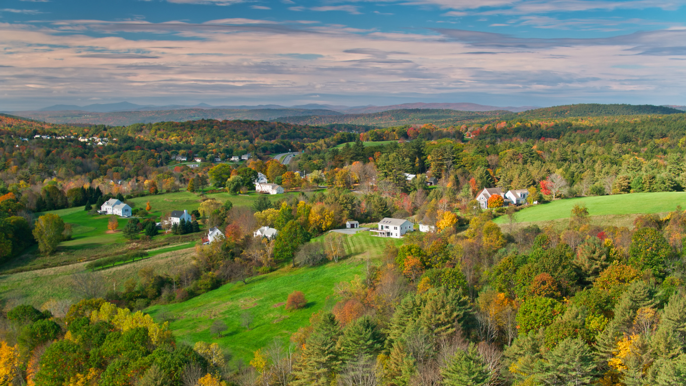 Panoramic Image of Lebanon, NH